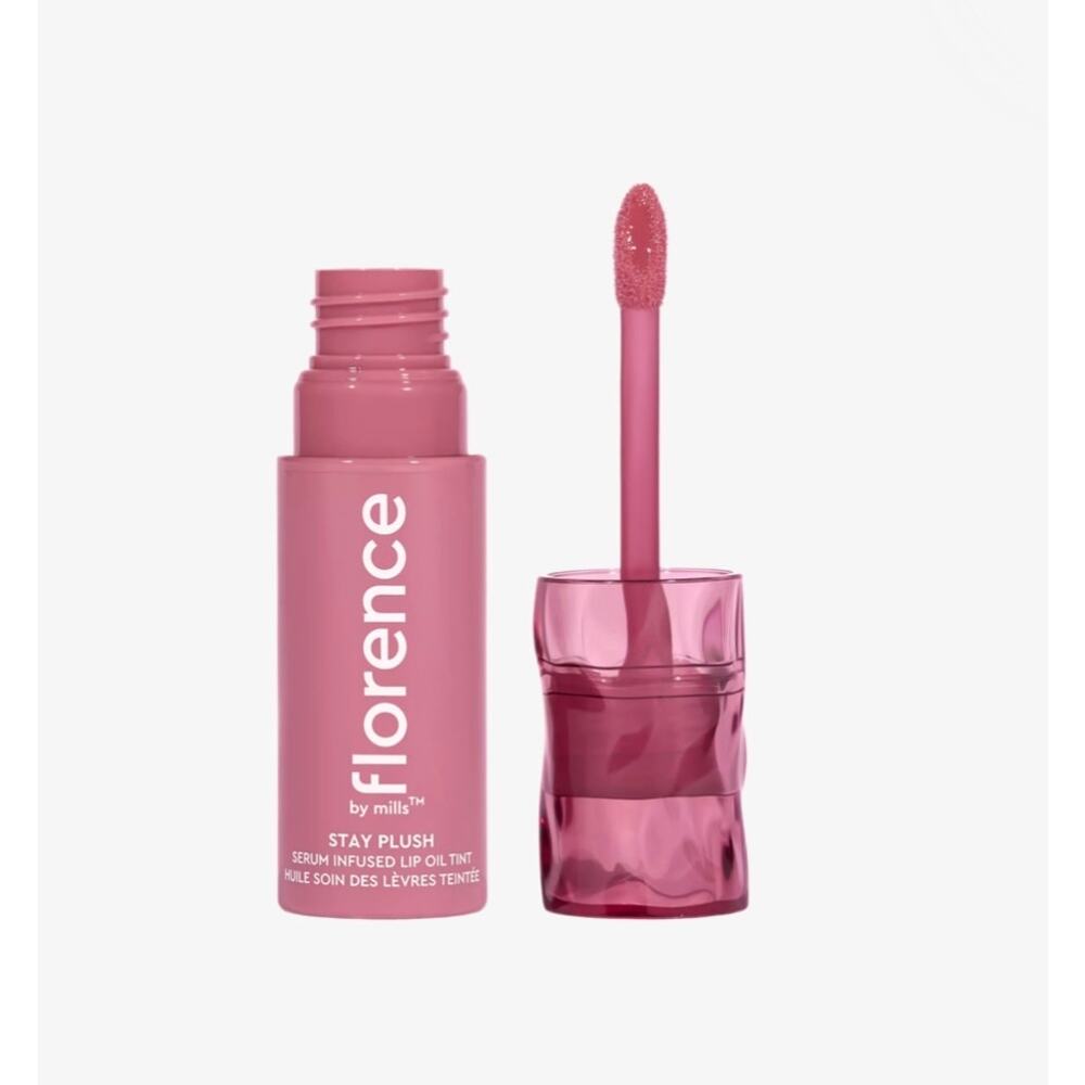 $16 New Florence by mills Stay Plush Serum Infused Lip Oil Tint - Bahama Mama